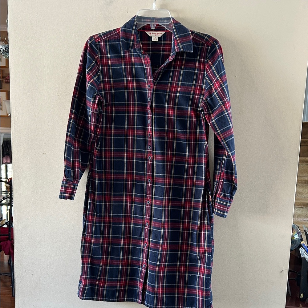Brooks Brothers Red Fleece Dress Size 4
